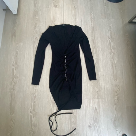 Missguided Black Mini Dress, US size 4 - Picture 3 of 3
